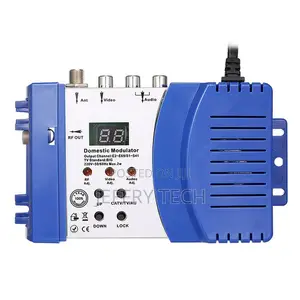M66 RF Modulator Audio Video TV Converter Signal Amplifier