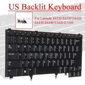 Backlit Keyboard for Dell Latitude E6320 E6320 E6420 E6430 E
