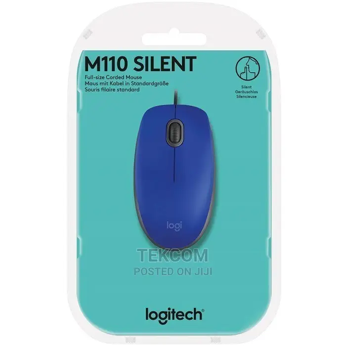 Logitech USB Silent Mouse M110 - Blue