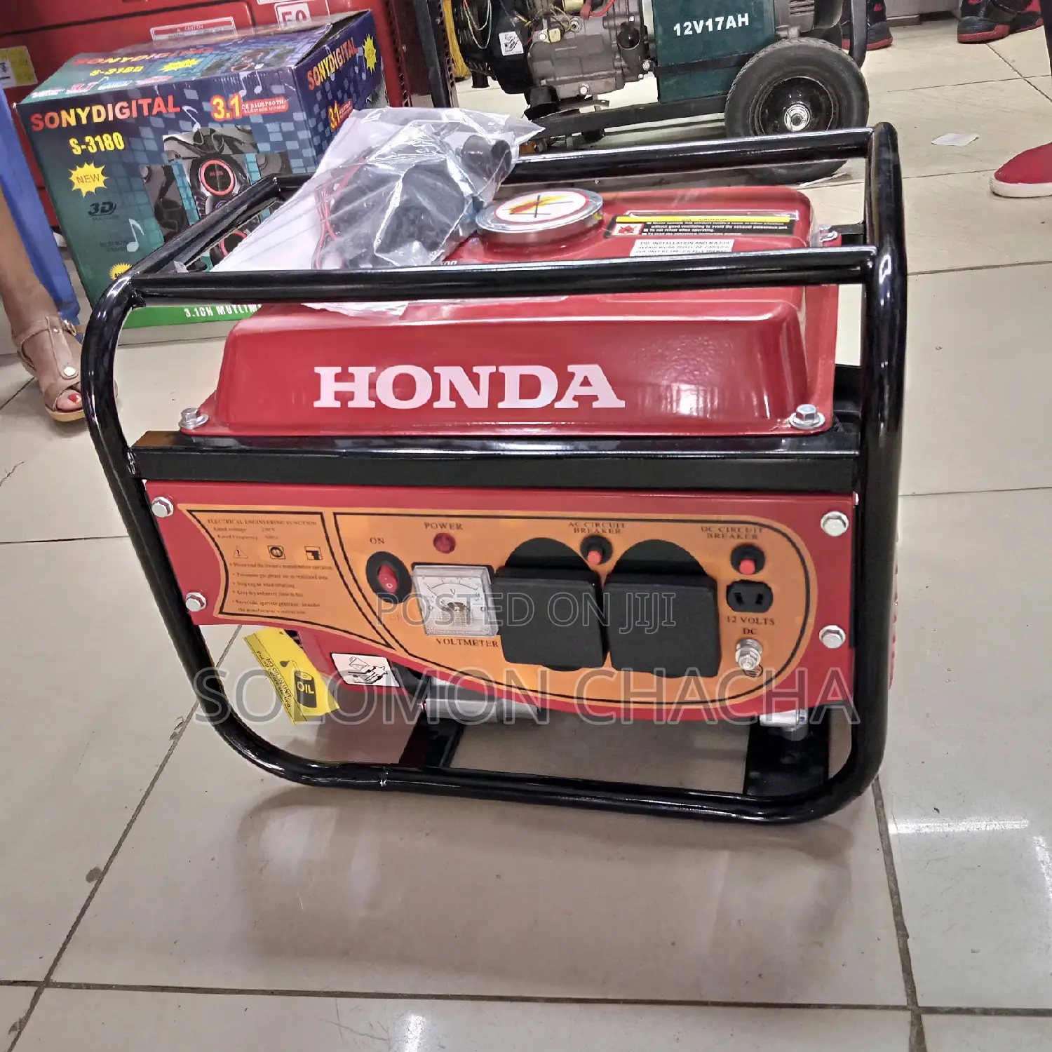 Honda Gasoline 3kva Generator Double Socket Japan