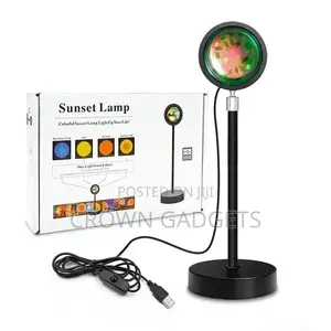 LED Night Lights Sunset Table Lamp for Bedroom