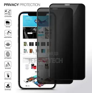 Privacy Tempered Glass for iPhone Serie 11/12 [2 Pieces]