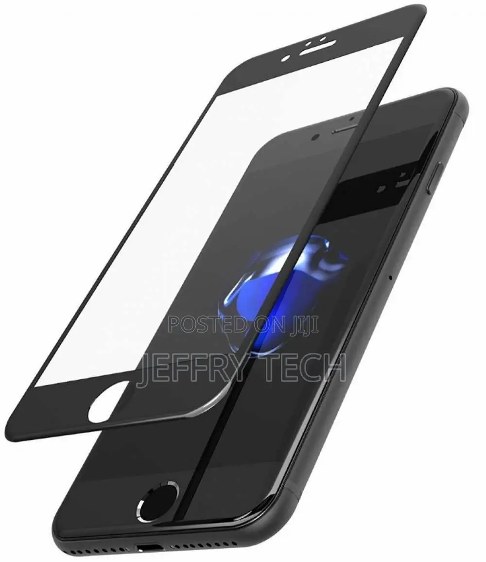 iPhone 6/6s/7/8 Plus Tempered Glass - Black