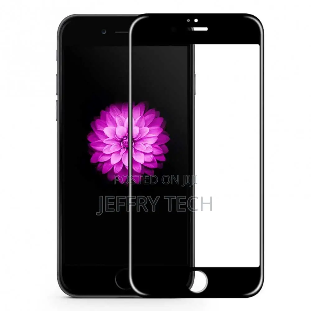 iPhone 6/6s/7/8 Plus Tempered Glass - Black
