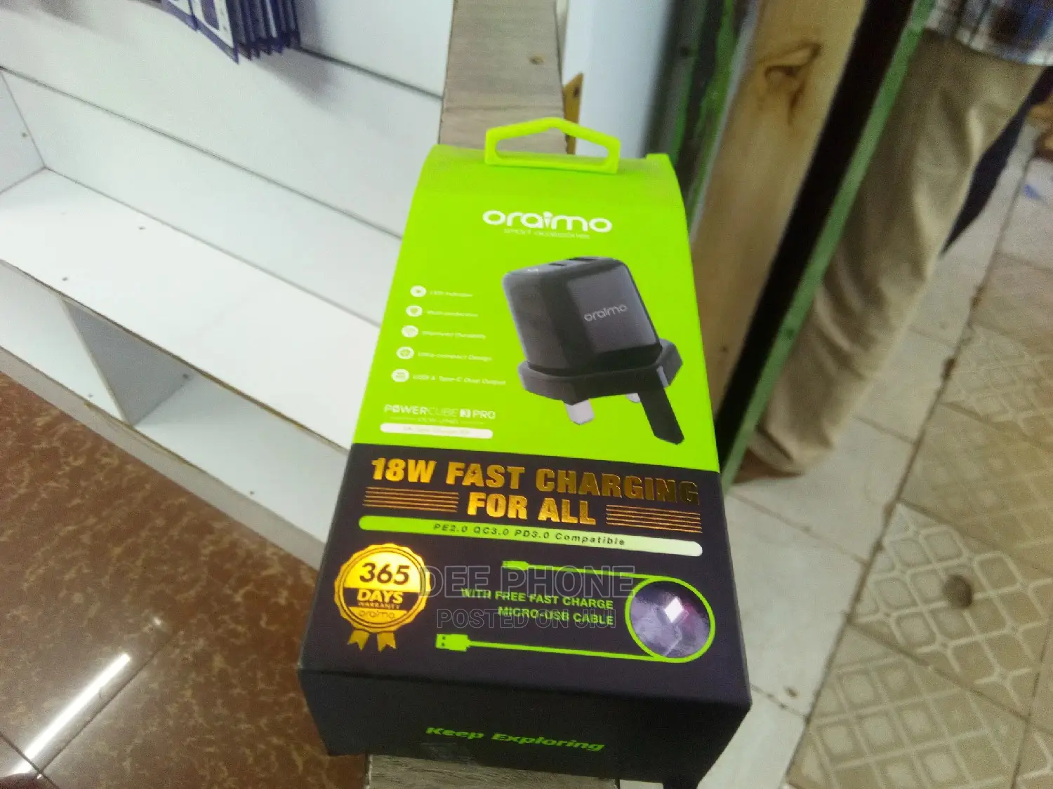 Oraimo Type C Phone Charger