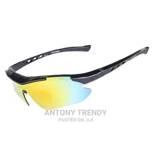 Cycling Sunglasses With 5 Interchangeable Lenses