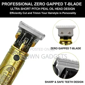 2022 USB T9 Hair Clipper Professional Electric Hair Trimmer