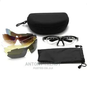 Generic 5 Lens Polarized Outdoor Sports Sunglasses