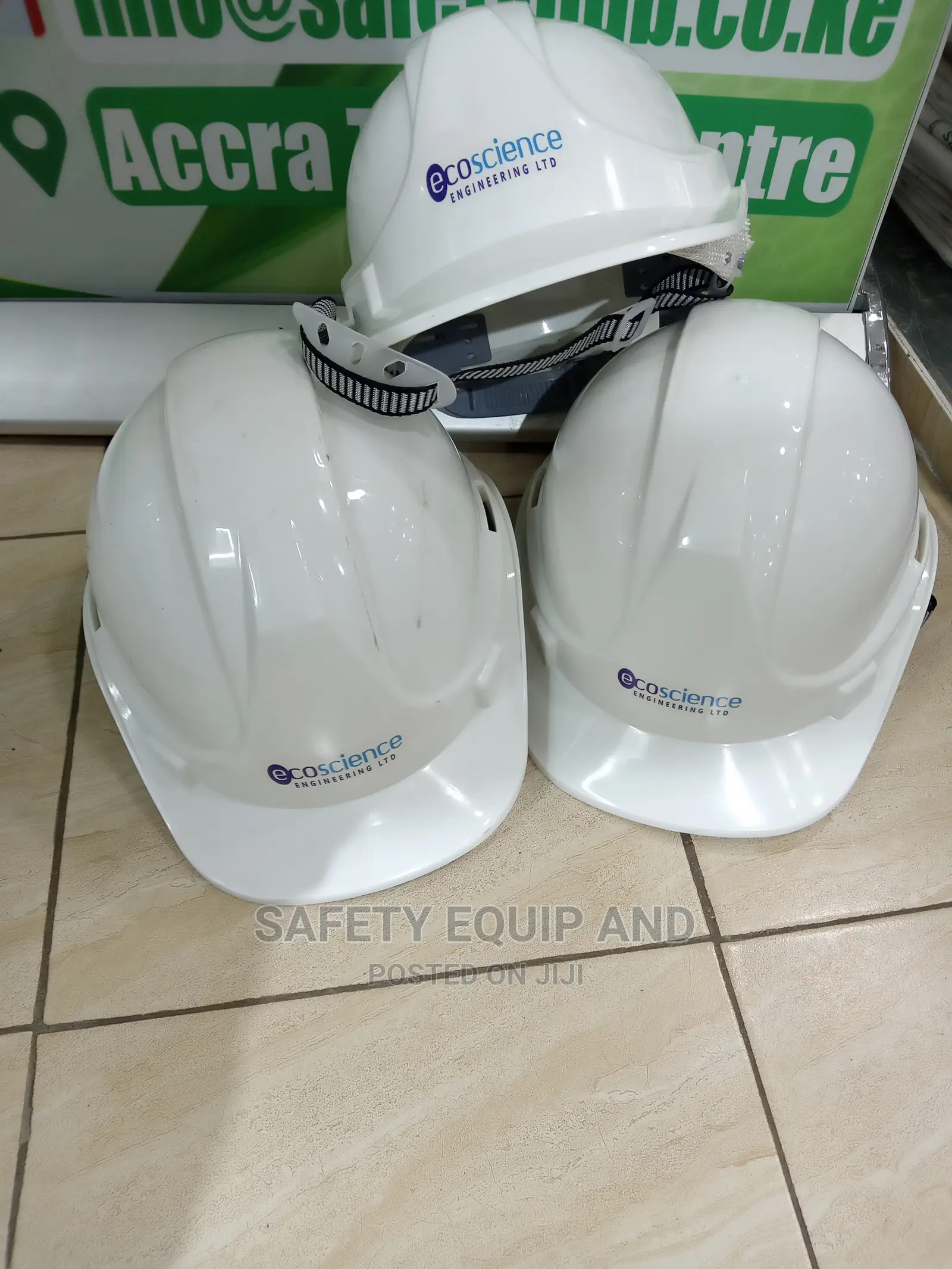 Safety Helmets-White-Printed
