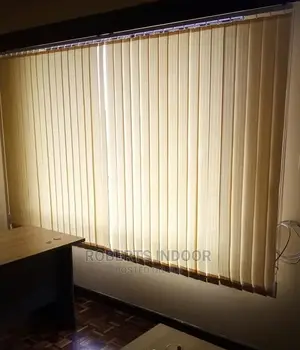 Cream Vertical Office Blinds