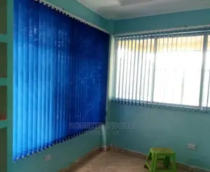 Navy Blue Vertical Window Blinds