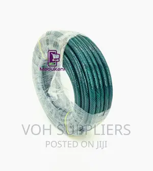 15m 3⁄4 Inch Green Braided Heavy Duty Hose Pipe