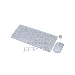 MINI Wireless Keyboard Mouse Combo - White