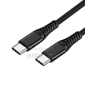 PD 60W USB 2.0 Type C to Type-C Fast Charging Cable-Black