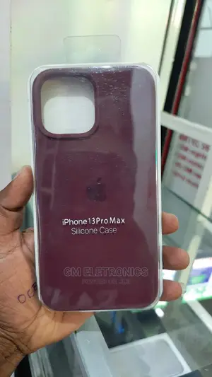iPhone 13 Pro Max Brown Silicone Cover.