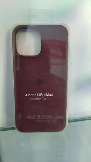 iPhone 13 Pro Max Brown Silicone Cover.