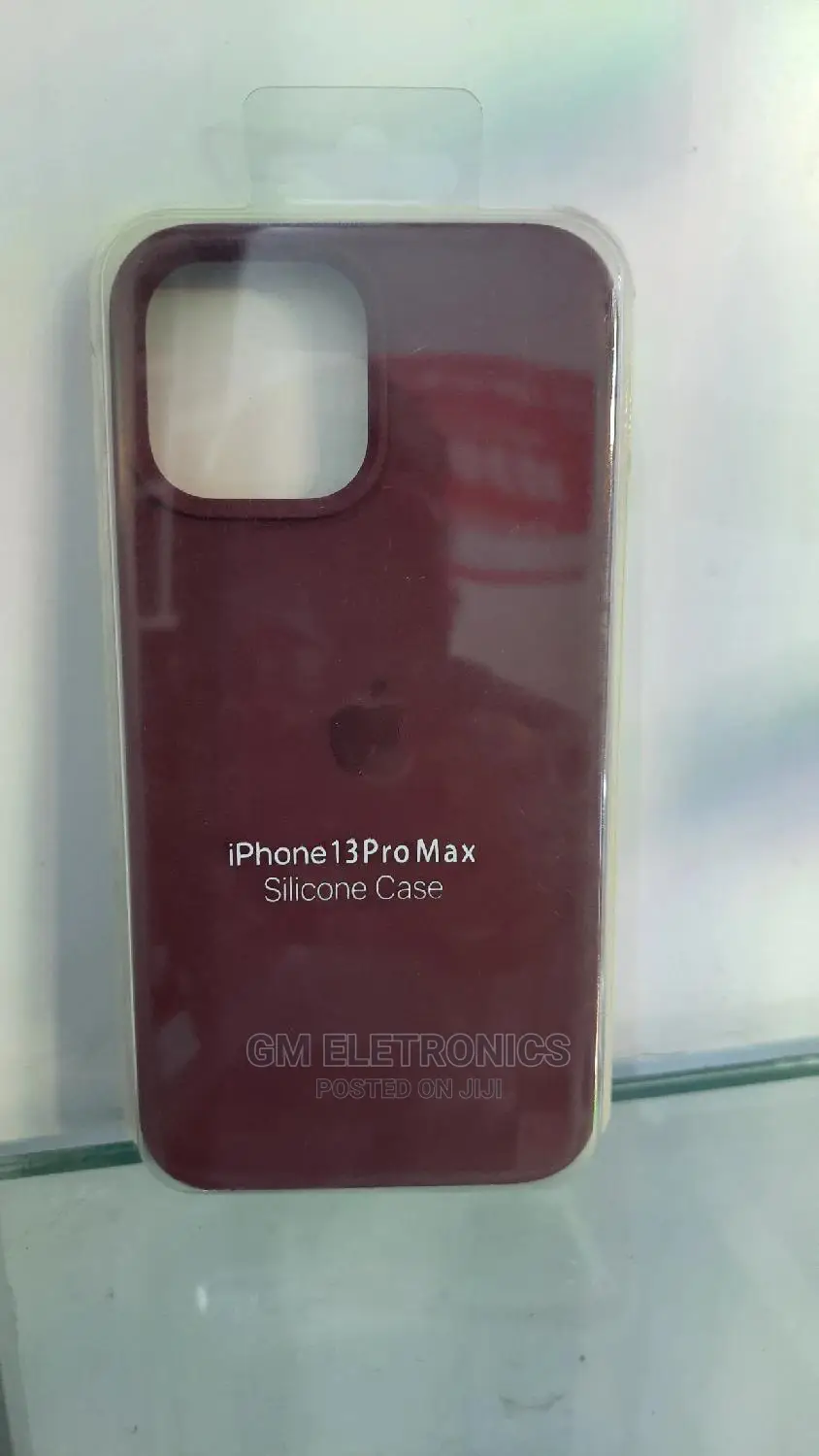 iPhone 13 Pro Max Brown Silicone Cover.