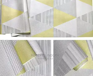 Yellow and Grey 3d Wallpaper