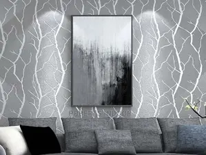 Silver and Grey Elegant Wallpaper