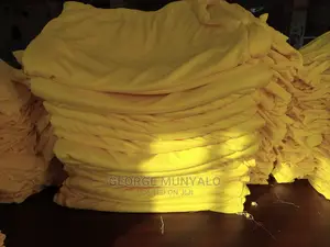 Big Quantities of Yellow Plain Campaign T-Shirts