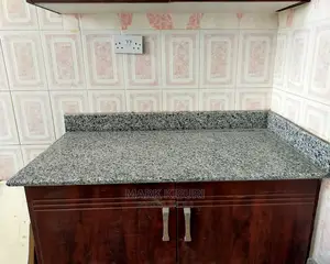 Granite -Black N White- 8x2ft