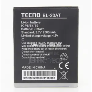 Compatible Mobile Phone Battery for Tecno BL-20AT