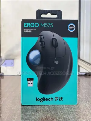 Logitech Ergo M575 Wireless Trackball Mouse.