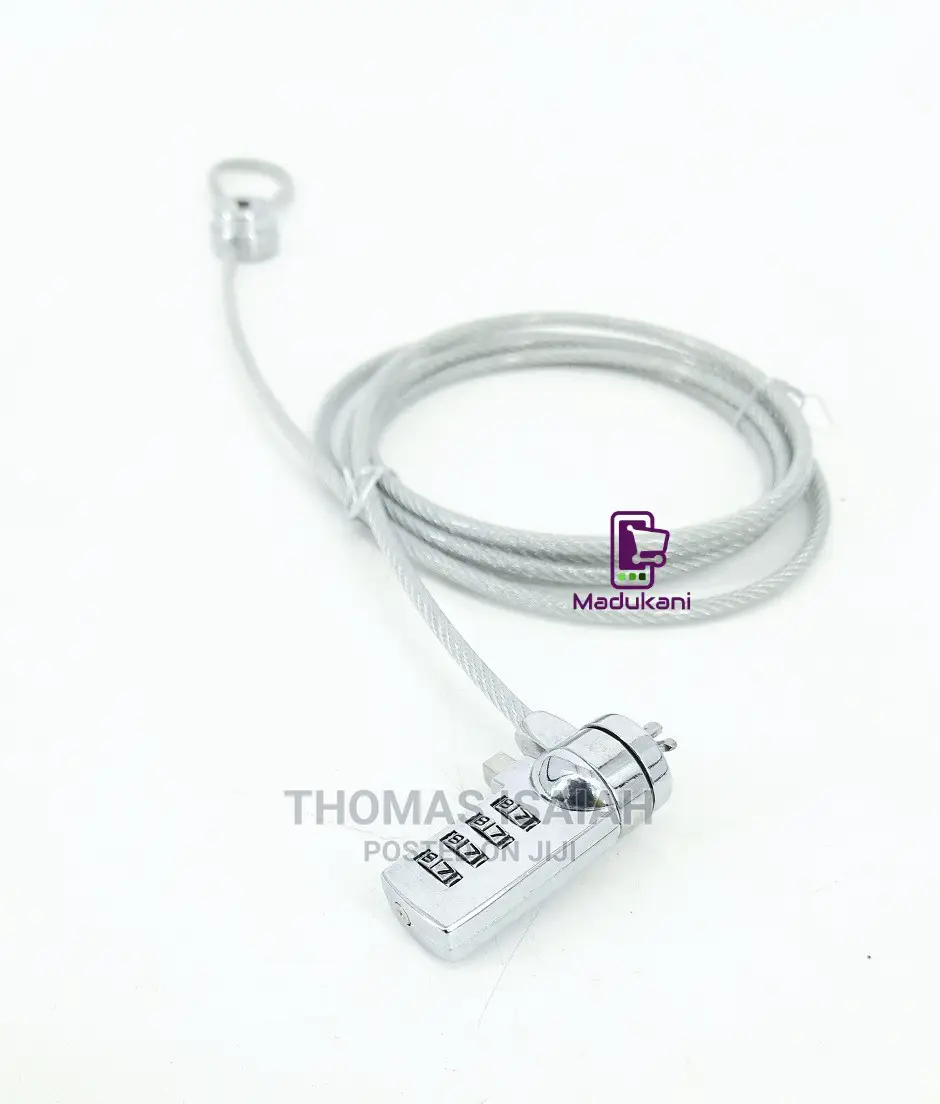 Heavy Duty 4 Digit Code Combination Steel Cable Lock for Lap