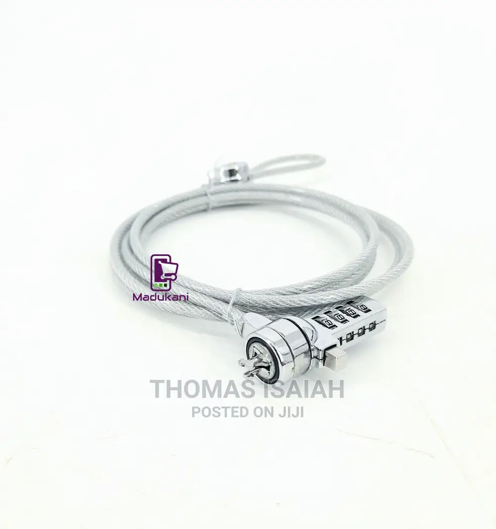 Heavy Duty 4 Digit Code Combination Steel Cable Lock for Lap