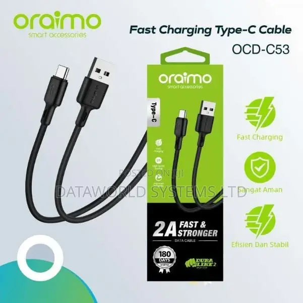 ORAIMO Data Cable Type-c 2 Meter Fast Charging OCD-C56