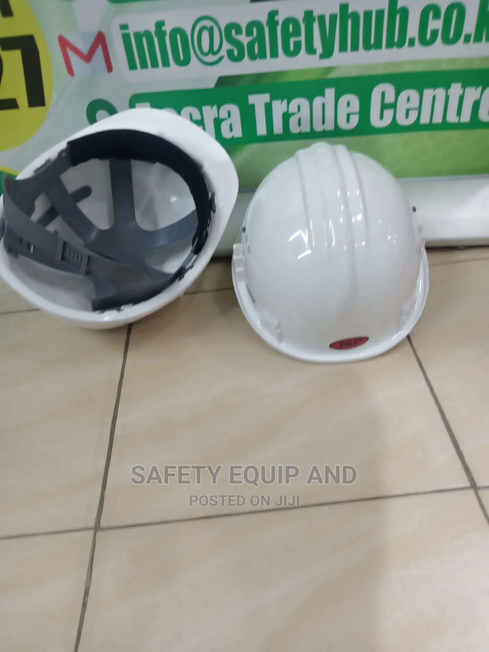 White Quality Helmets JSP With Vents