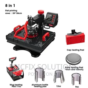 Combo Multifunction Heatpress Machine for Cup /Trays.
