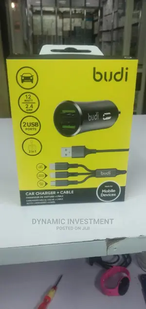 Budi Car Charger + Cable