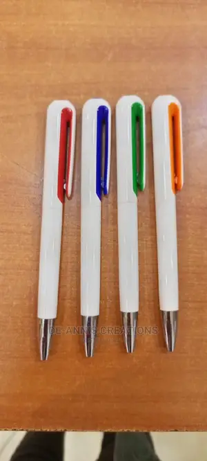 White Plastic Pens