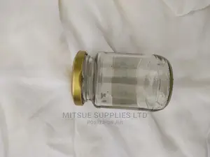 A Box of 56 Jam/Glass Jars- 200grams With Gold Lids