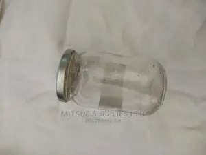 A Box of 48 Jam/Storage Glass Jars- 370ml With Silver Lids