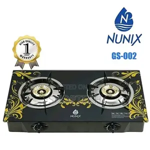 Gas Stove, Glass, 2 Burner GS