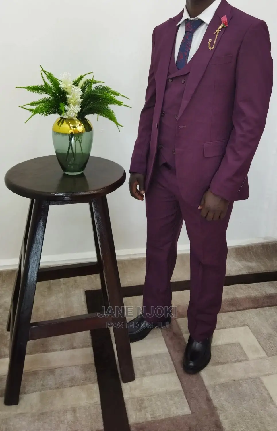 Maroon Suit