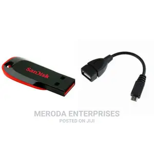 Sandisk USB Flash Drive - 32GB + Free Universal OTG