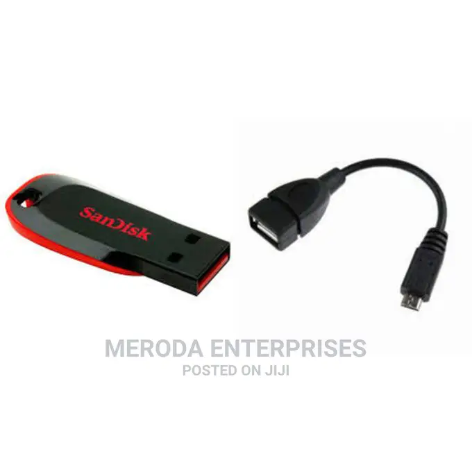 Sandisk USB Flash Drive - 32GB + Free Universal OTG