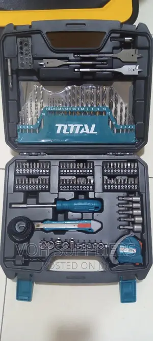 108pcs Set of Drill and Hole Saw Bits