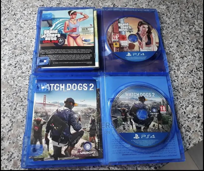Gta v , Watchdogs Used