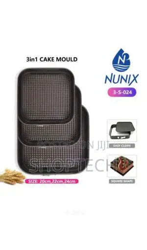 Cake Mould Mix, 3in1 S 20-22-24 NUNIX
