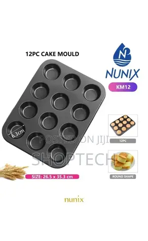 Cake Mould Mix, 12PC NUNIX
