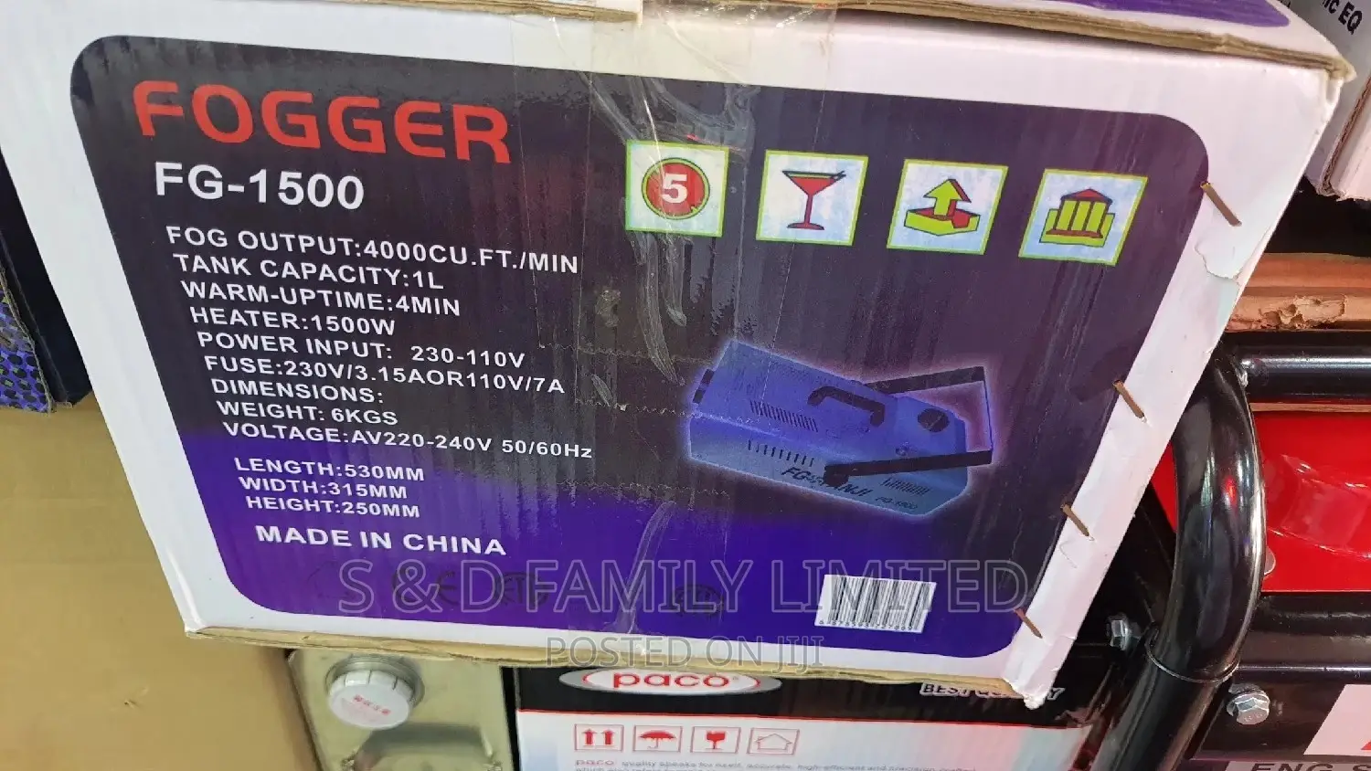 Fogger 1500watts Fog Machine