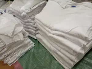 100% Cotton Plain White T-Shirts