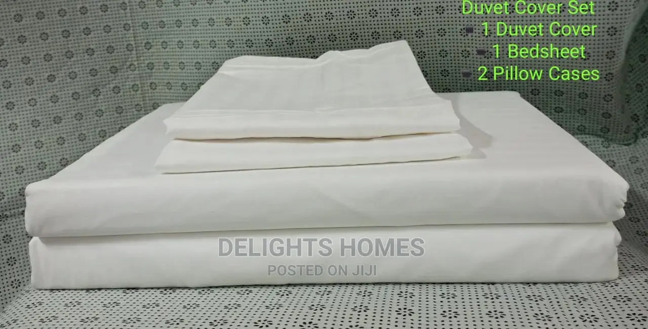 Satin Stripped Duvet Cover Set