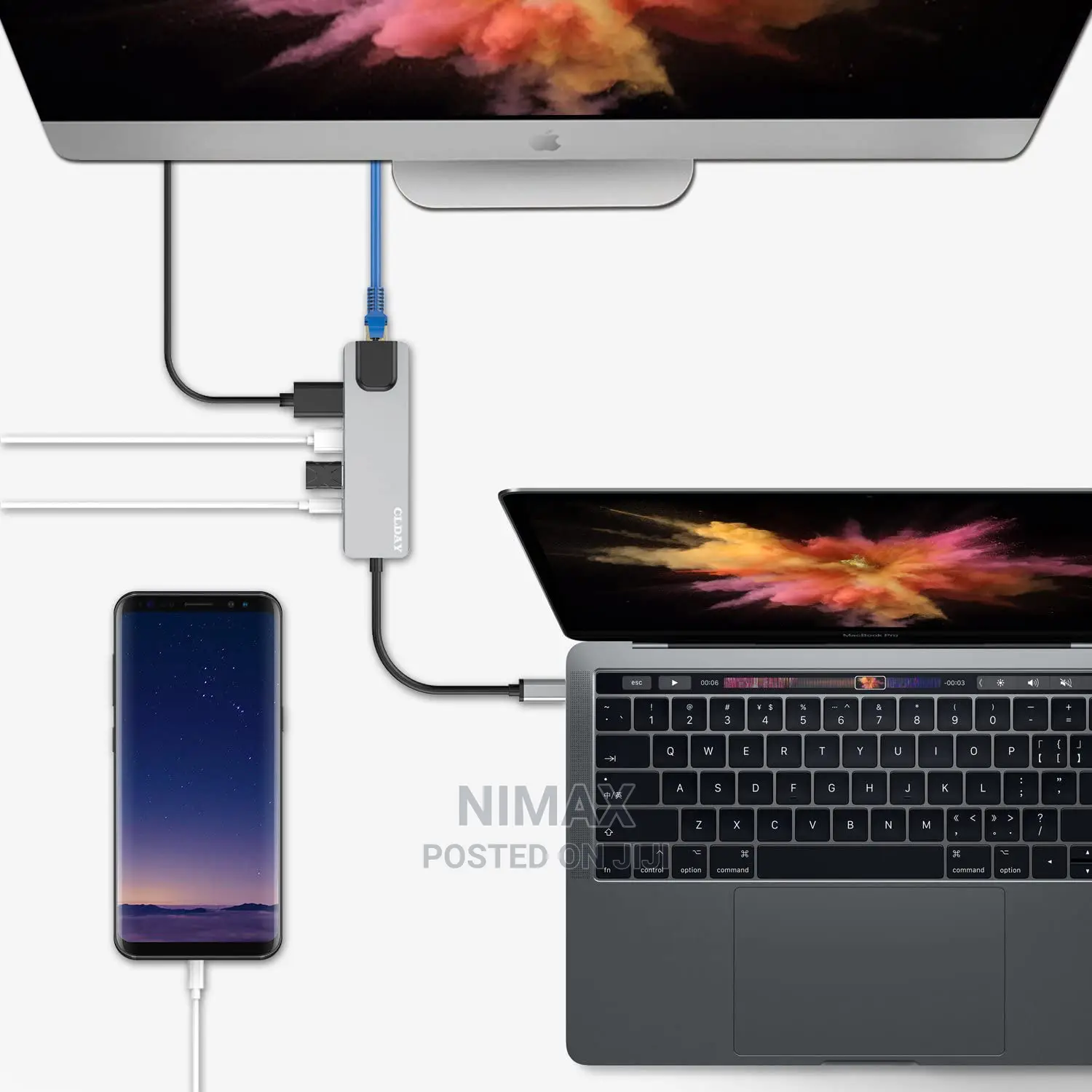 USB C Hub Multiport Adapter, 5-In-1