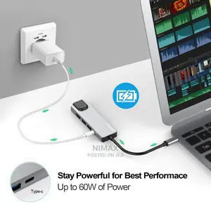 USB C Hub Multiport Adapter, 5-In-1