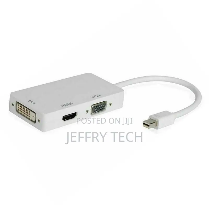 Mini Display Port DP Thunderbolt to HDMI VGA DVI Adapter For